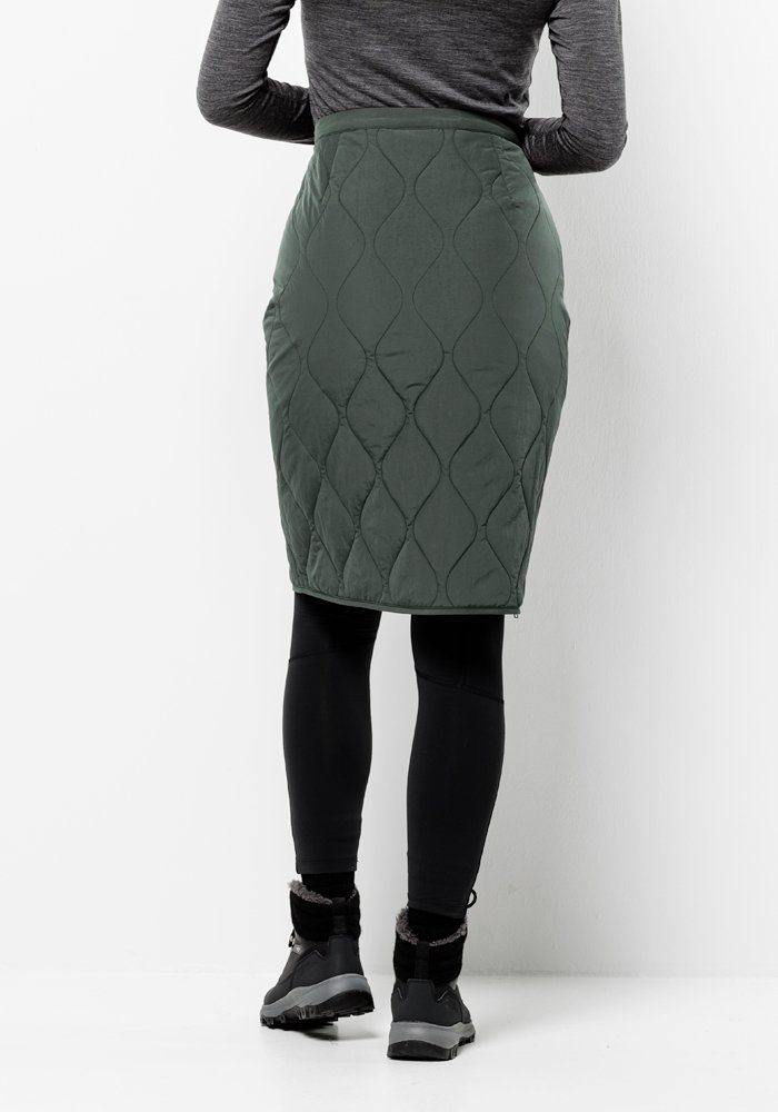 slate-green W A-Linien-Rock Wolfskin SKIRT Jack WANDERMOOD