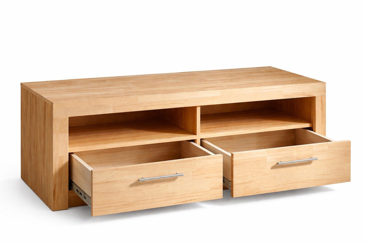 bv-vertrieb TV-Schrank Fernsehlowboard 125x52x47 TV-Schrank Kernbuche teilmassiv #3946