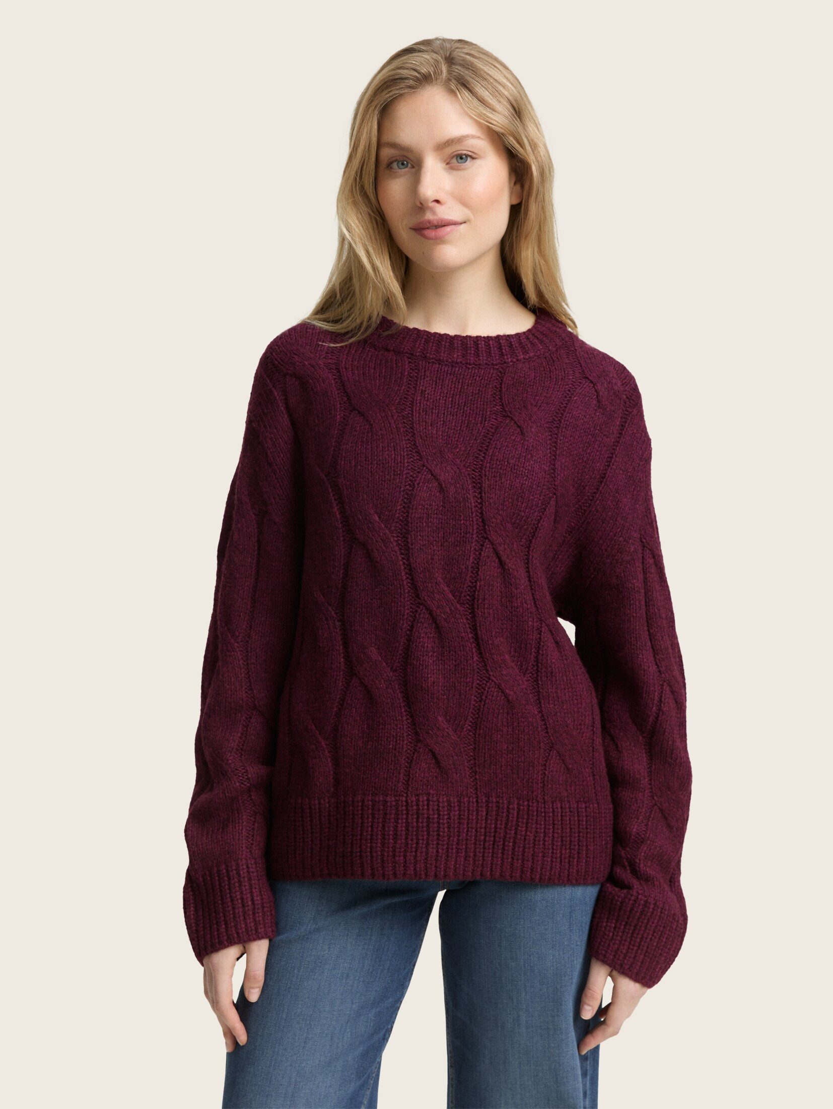 TOM TAILOR Strickpullover Loose Fit Strickpullover günstig online kaufen