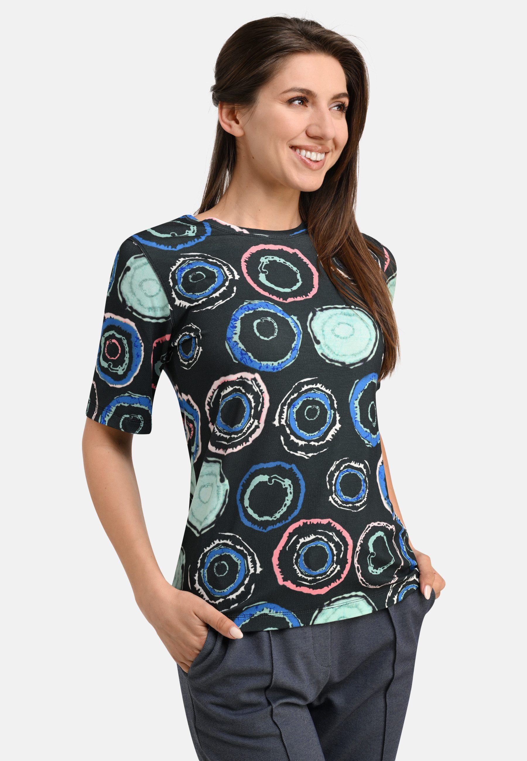 BICALLA T-Shirt Shirt mit Batik-Print in günstig online kaufen