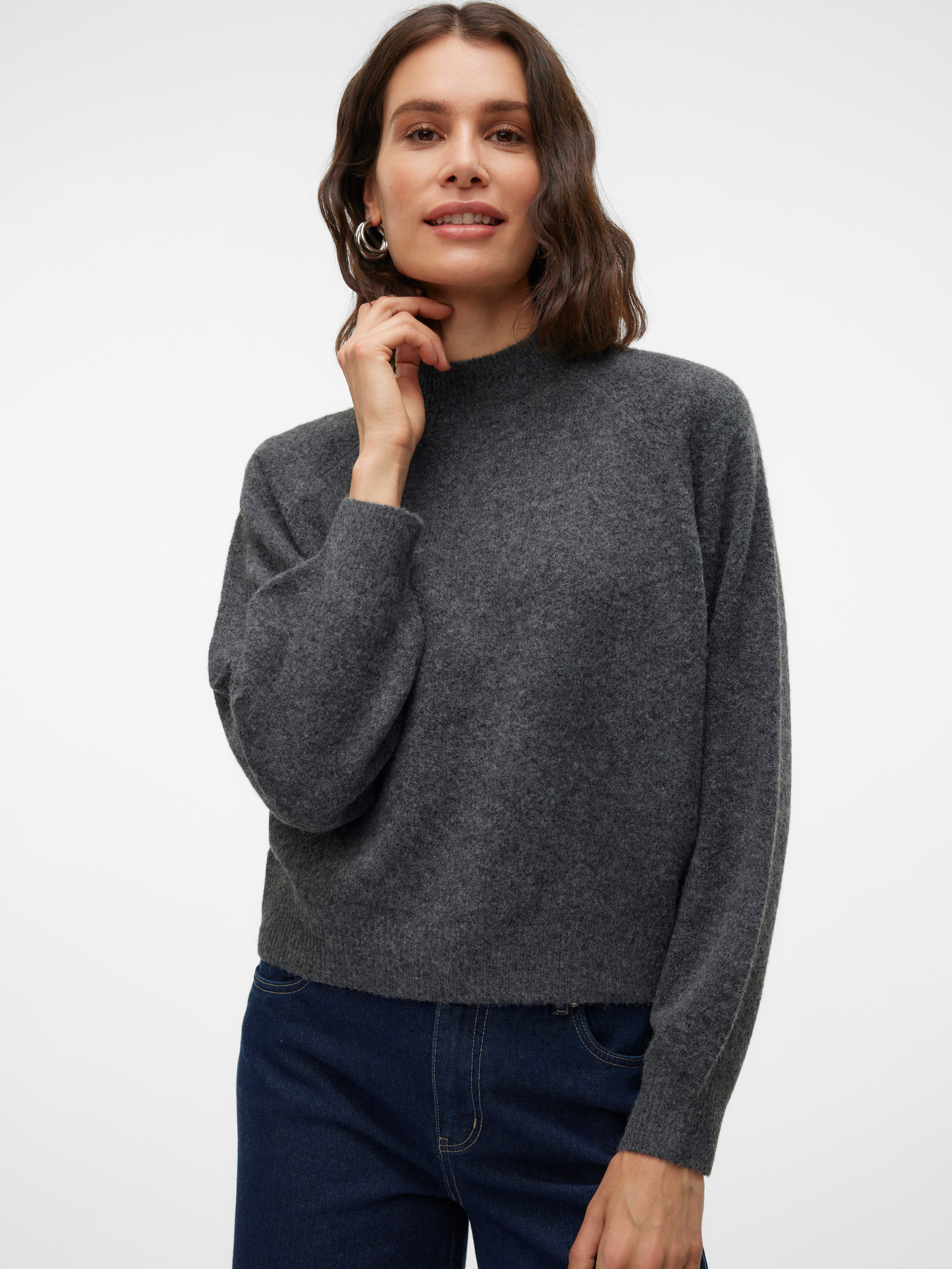 Vero Moda Strickpullover VMLEAF LS HIGH günstig online kaufen