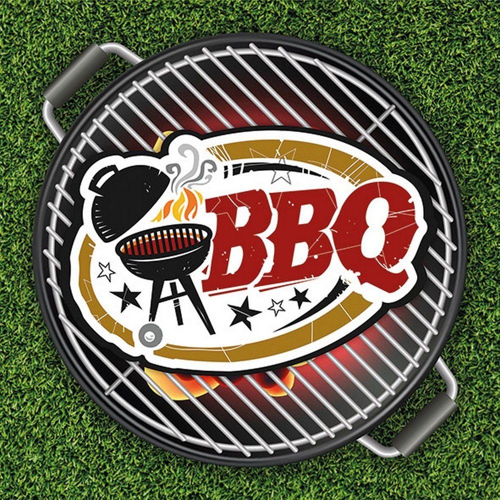 Ambiente Luxury Paper Products Papierserviette 20 Servietten BBQ 33x33cm, (20 St)