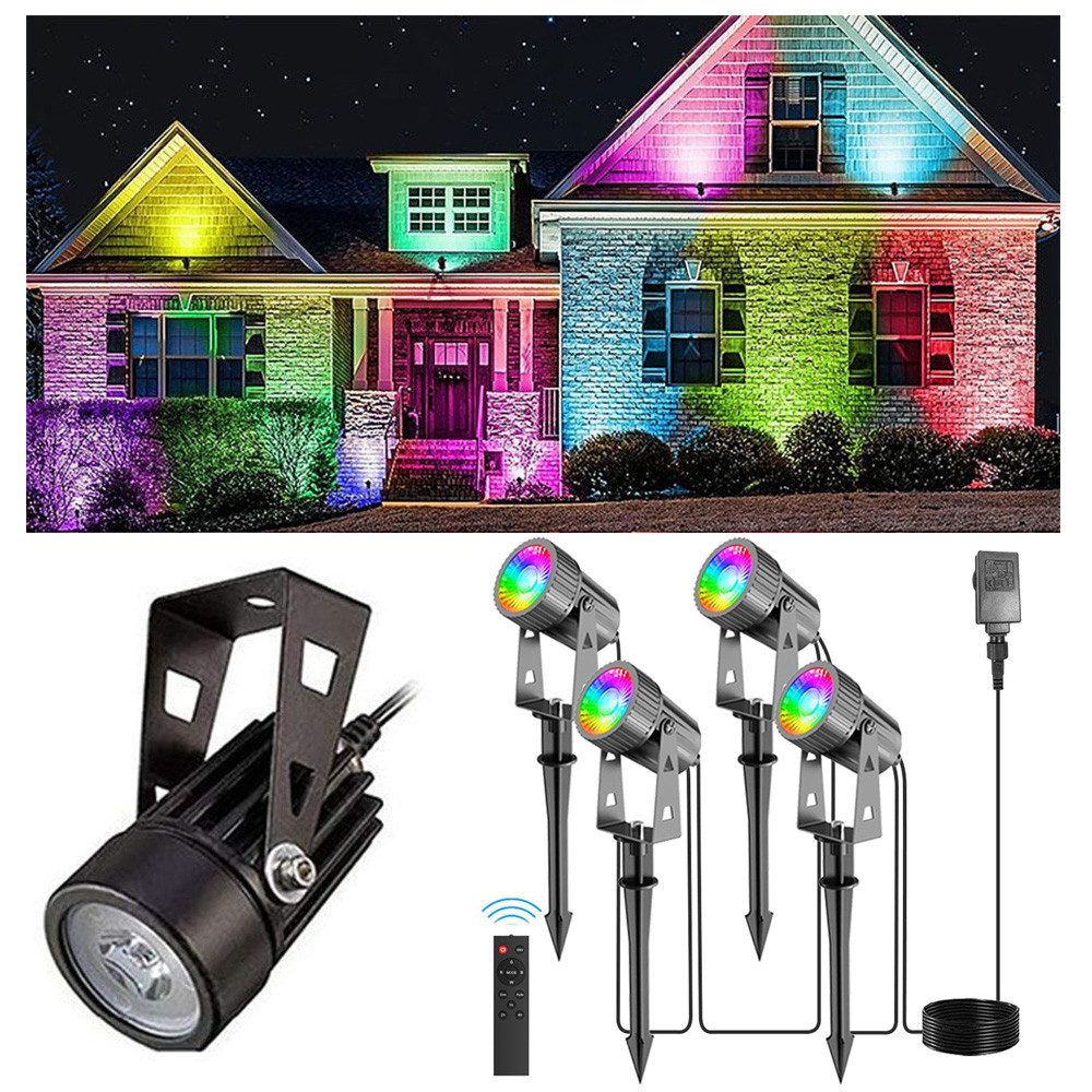 QUBEBU LED Gartenstrahler 4/6/8 er Set günstig online kaufen