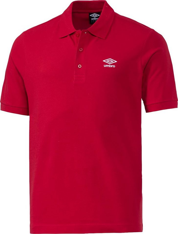 Umbro Poloshirt körniges Piqué-Gewebe aus Baumwolle