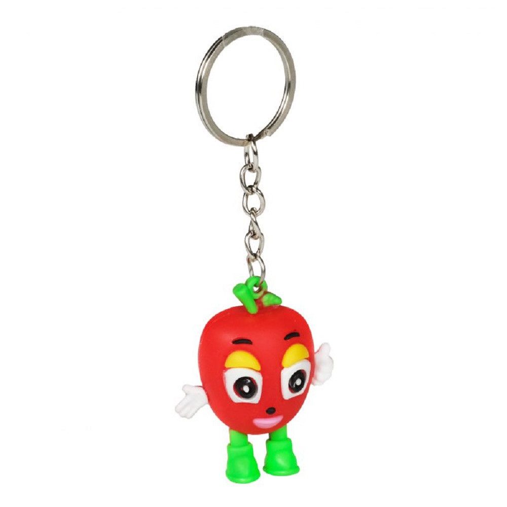 Schlüsselanhänger Schlüsselanhänger Mini Tomate 3D Anhänger 4 cm Geschenk Cartoon
