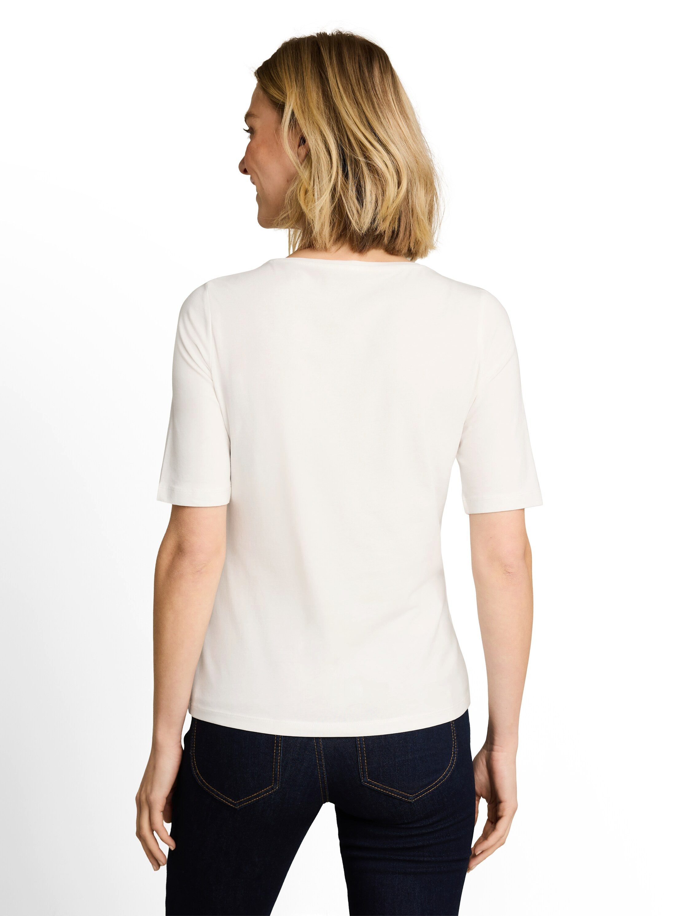 TOM TAILOR Kurzarmshirt Sommershirt mit Print