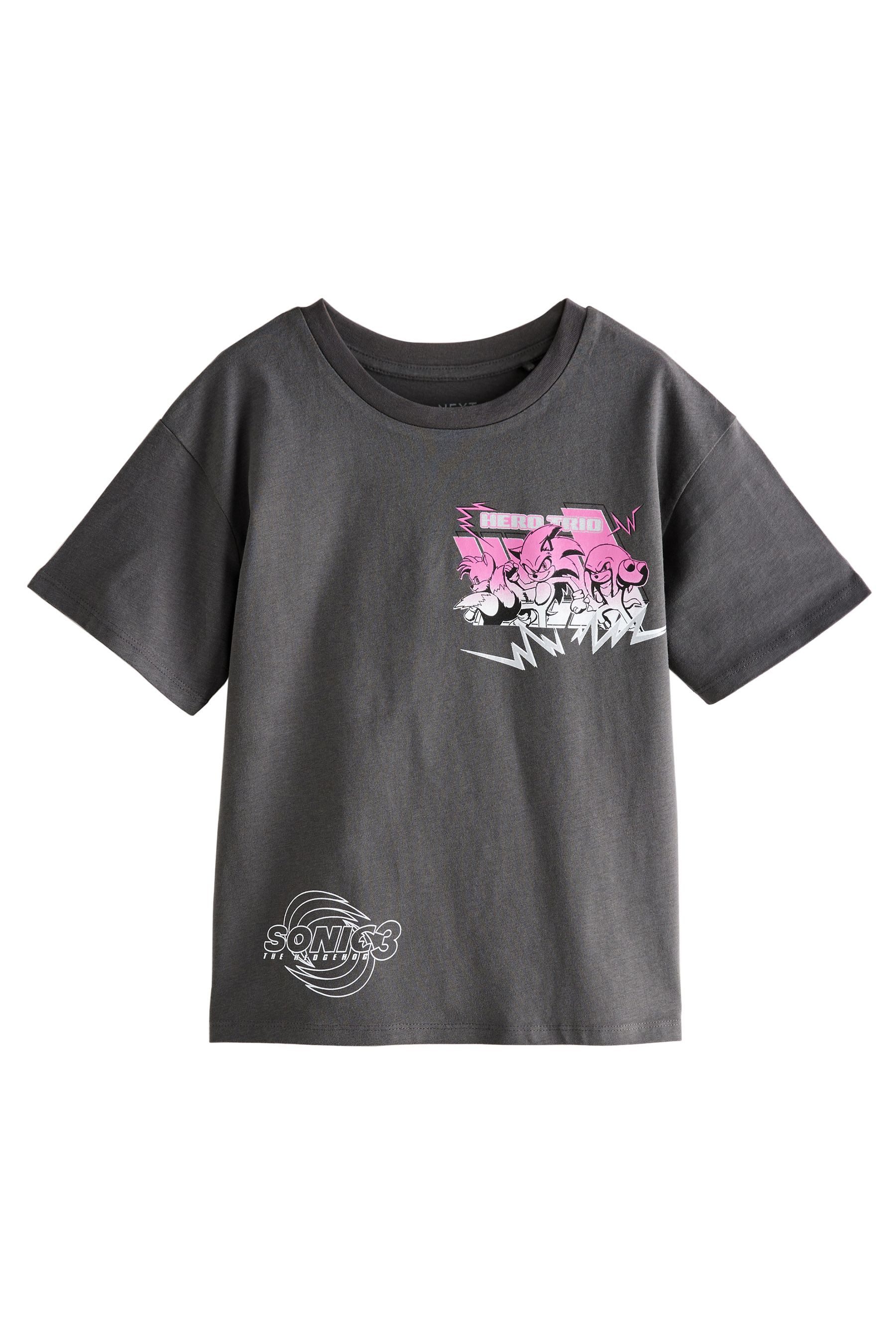 T-Shirt Offizielles Sonic 3 Oversize-T-Shirt aus Baumwolle