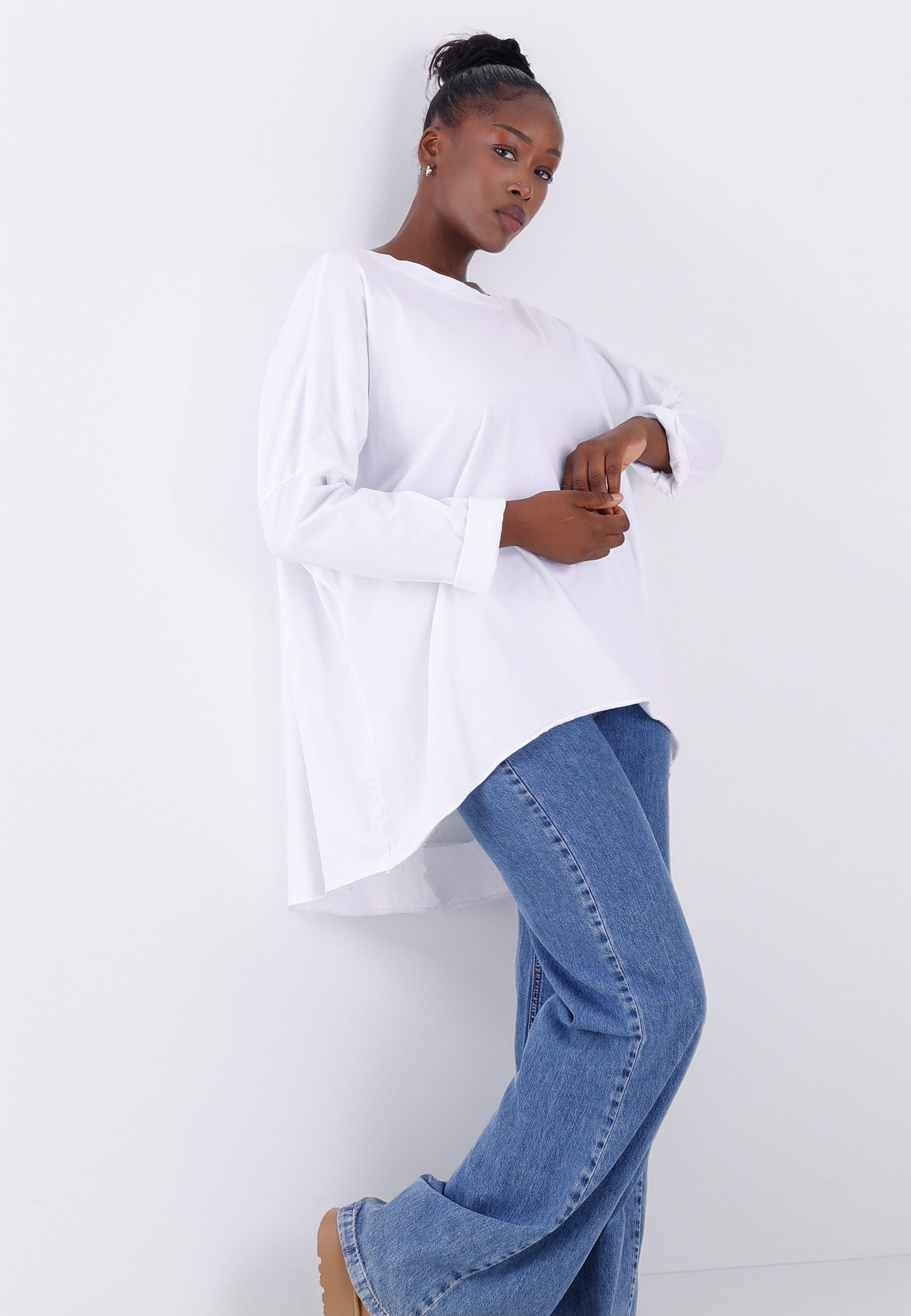 YC Fashion & Style Rundhalsshirt Longsleeve günstig online kaufen