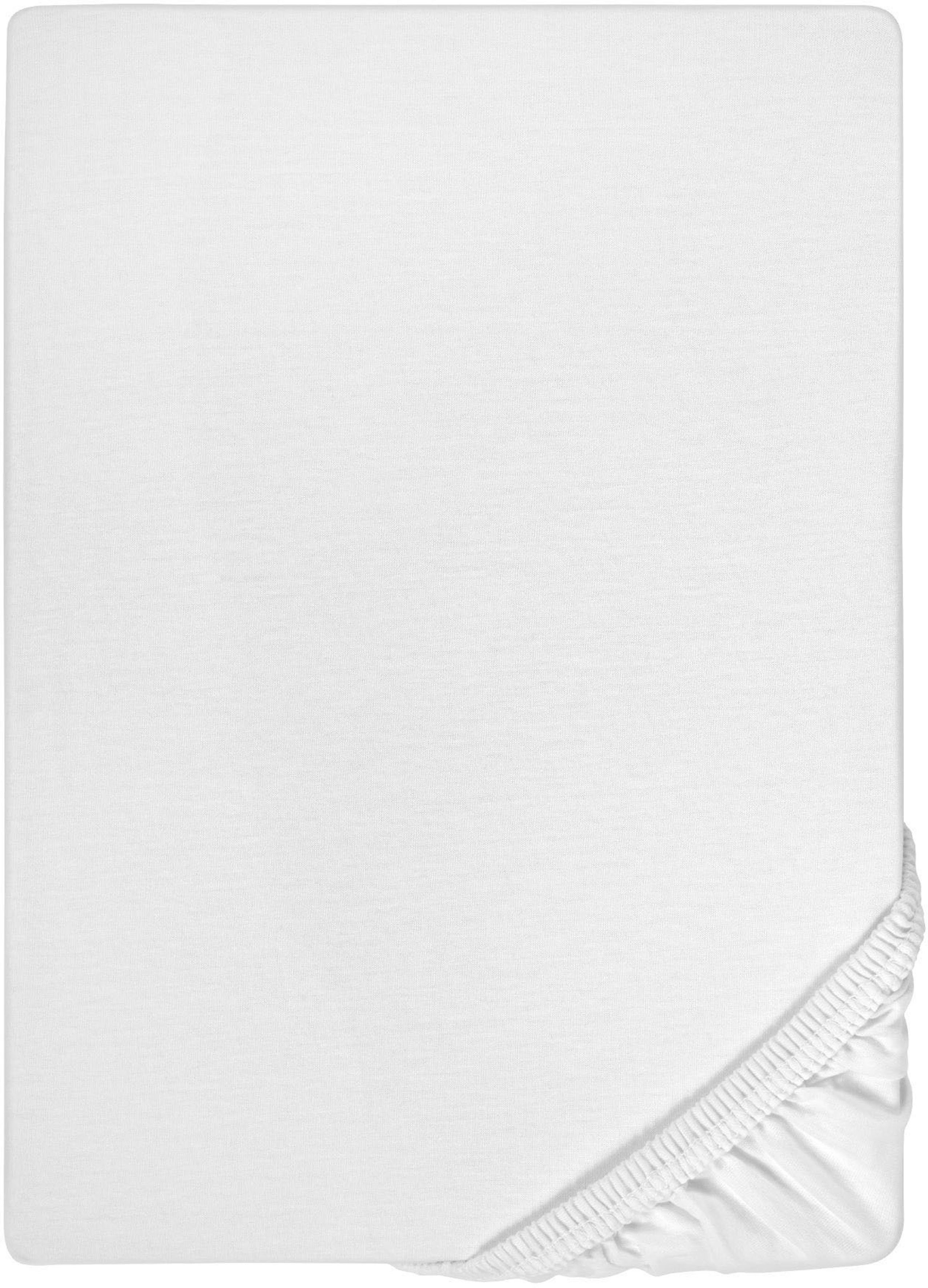 Biberna Spannbettlaken Samy, Jersey-Elasthan, Gummizug: rundum, (1 Stück), günstig online kaufen