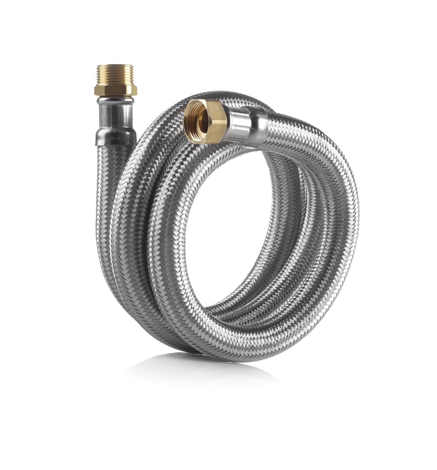 TUCAI Flexschlauch Edelstahl Trinkwasser Panzerschlauch IG/AG 3/8" DN8 400mm DVGW, (1 St)