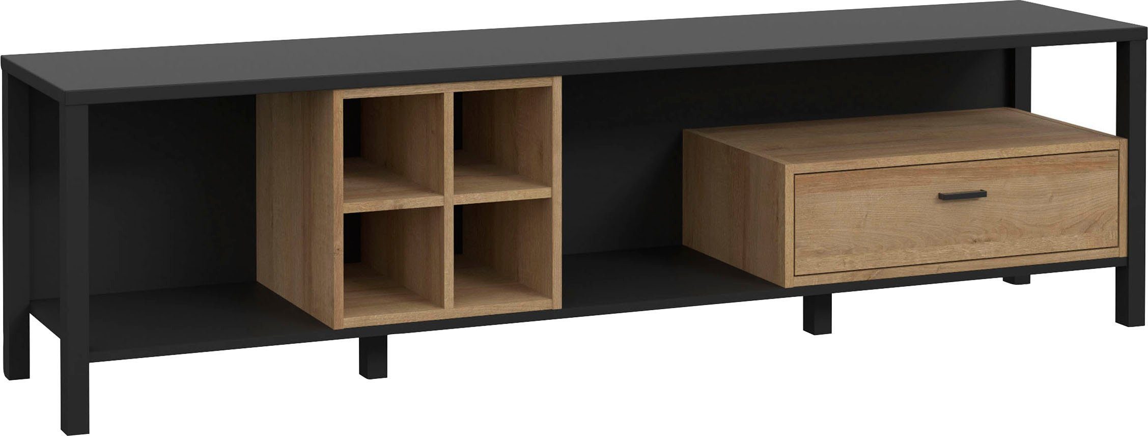 FORTE Lowboard High Rock, TV-Schrank, TV-Board, Breite ca. 181 cm
