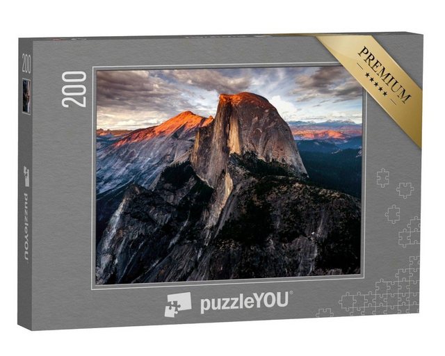 puzzleYOU Puzzle Halbkuppel: Berg im Yosemite NP, 200 Puzzleteile, puzzleYOU-Kollektionen USA, Yosemite, Kalifornien