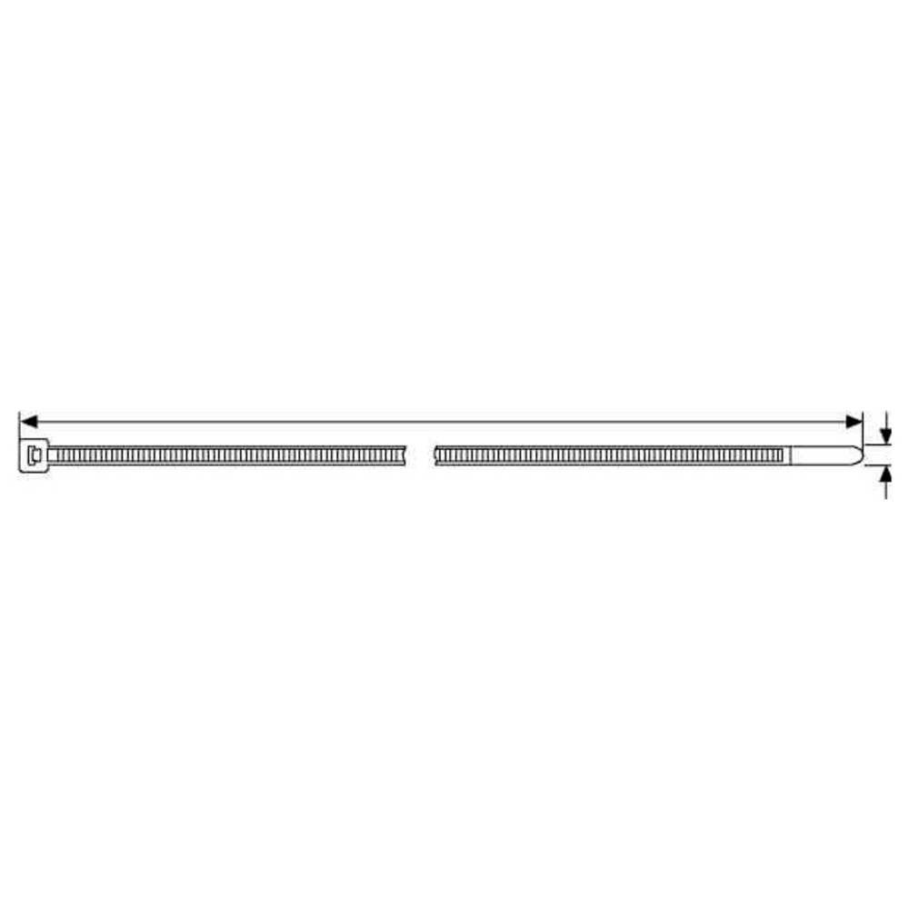 HellermannTyton Kabelbinder Kabelbinder 270x4.6 sw UB270C-B 138-00033