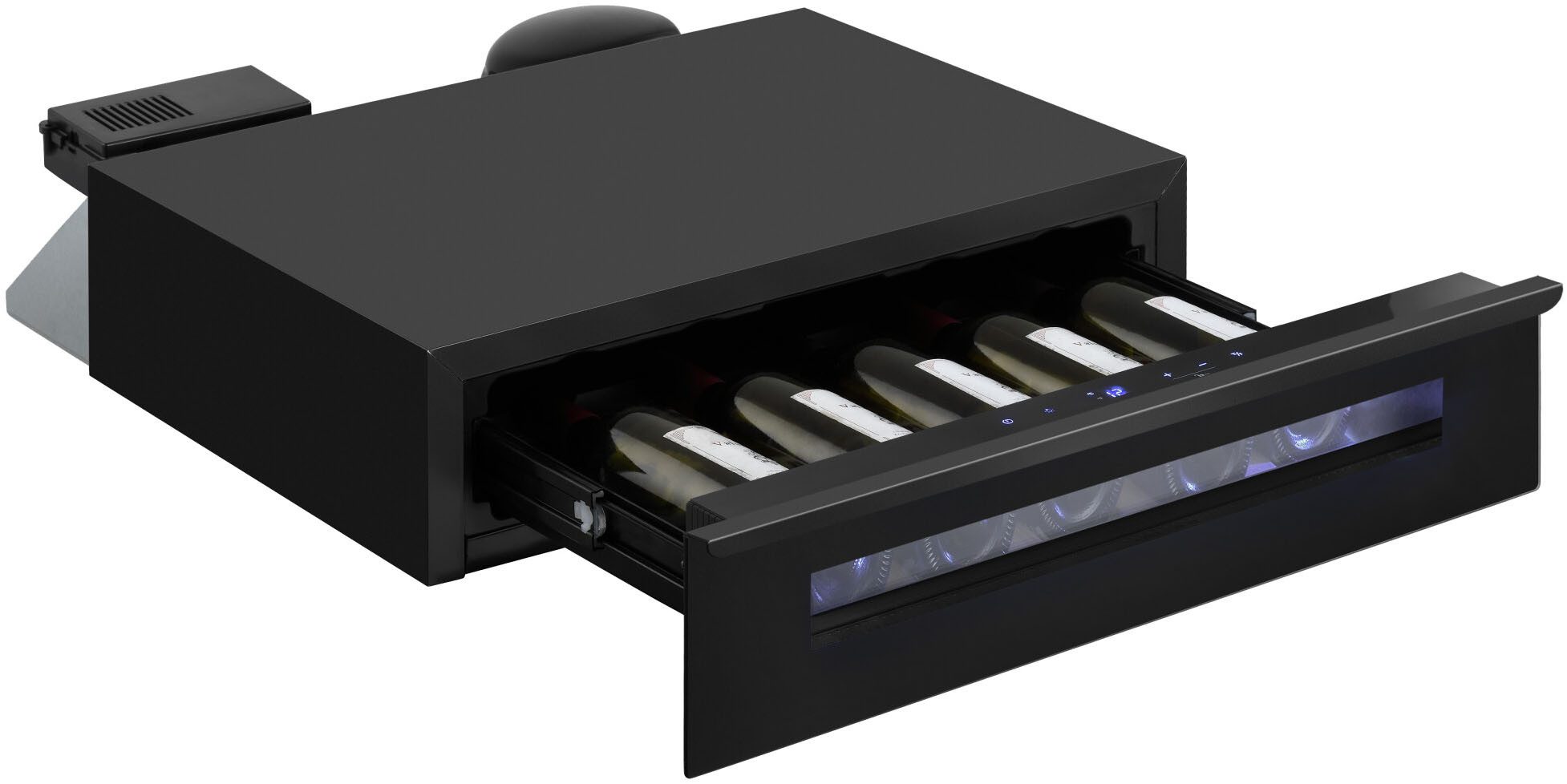 Amica Einbauweintemperierschrank Schublade WK 341 400 S, für 5 Standardflaschen á 0,75l