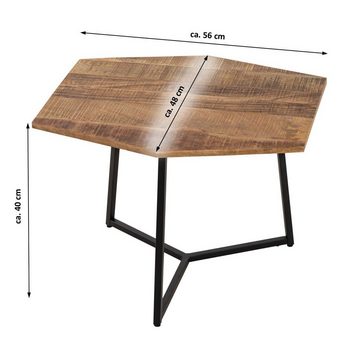soma Couchtisch Beistelltisch 56 x 48 cm Couchtischnachhaltig Wohnzimmer Tisch Inka M