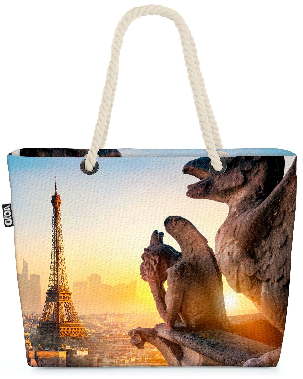 Wasserspeier Strandtasche Paris Notre-Dame Stadt Eiffelturm Kirche VOID Seine (1-tlg), Paris Lie