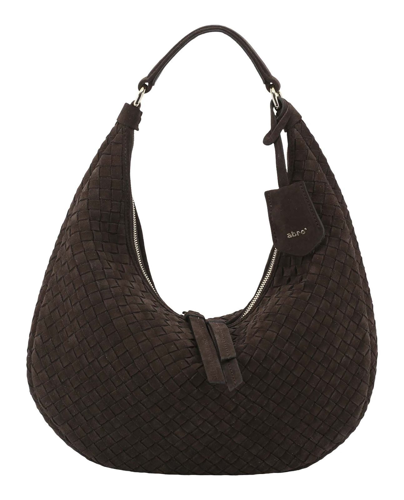 Abro Schultertasche Hobo Bag Nana (Set, 2-tlg), aus echtem Leder
