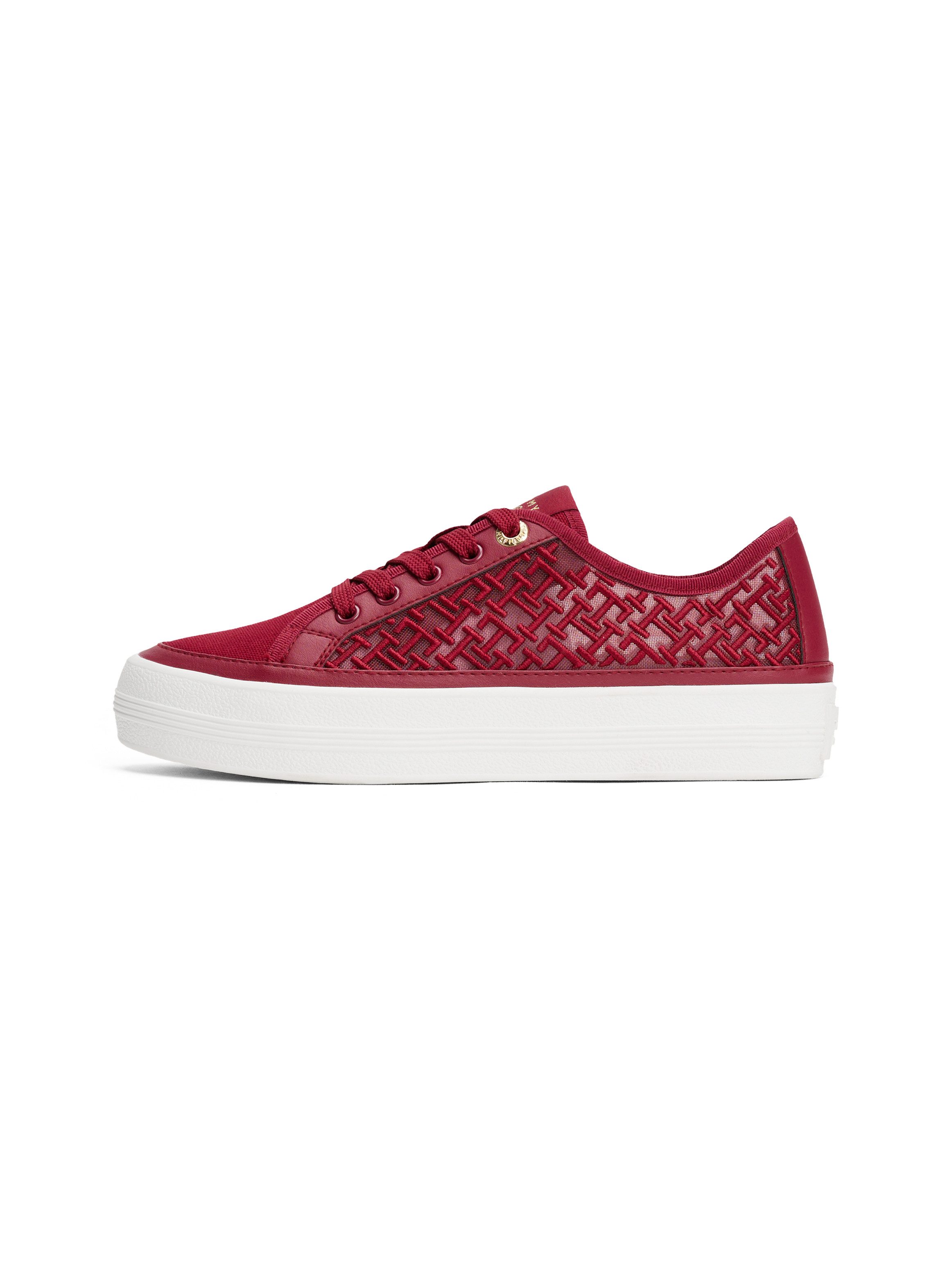 Tommy Hilfiger VULC EMBROIDERED SNEAKER Plateausneaker,Freizeitschuh, günstig online kaufen