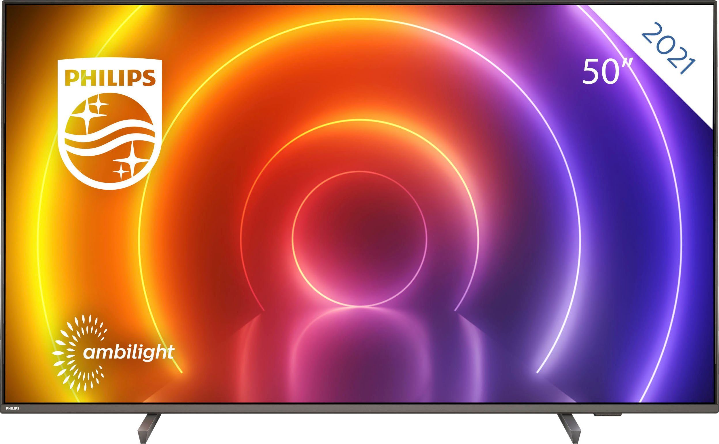 Philips 50PUS8106/12 LED-Fernseher (126 cm/50 Zoll, 4K Ultra HD, Android TV,  Smart-TV, | alle Fernseher