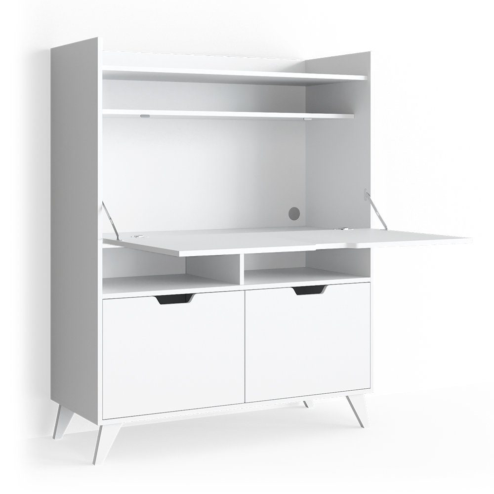 Vicco Regal-Schreibtisch Berdi, Weiß, 110 x günstig online kaufen