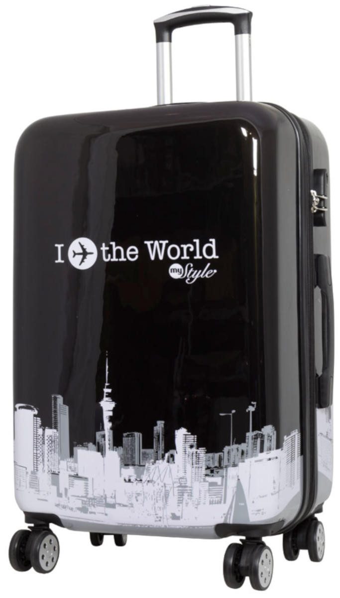 Warenhandel König Hartschalen-Trolley Fly the World, günstig online kaufen