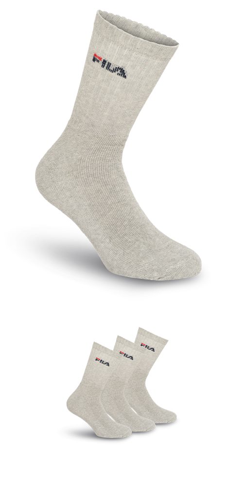Fila Tennissocken UNISEX CREW TENNIS FULL TERRY SOCKS (3-Paar) mit dezentem günstig online kaufen