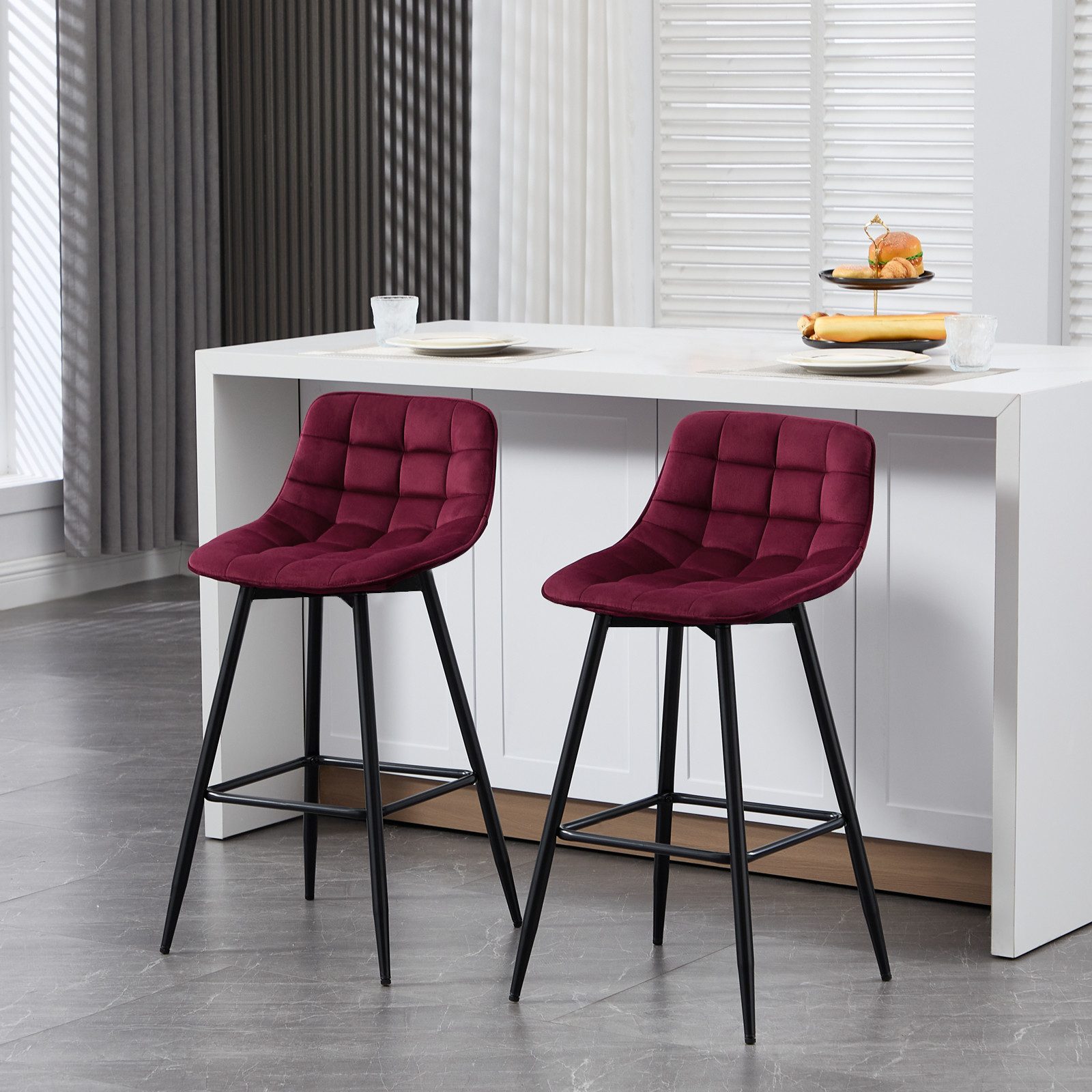 Woltu Barhocker (2 St), Barstuhl mit günstig online kaufen