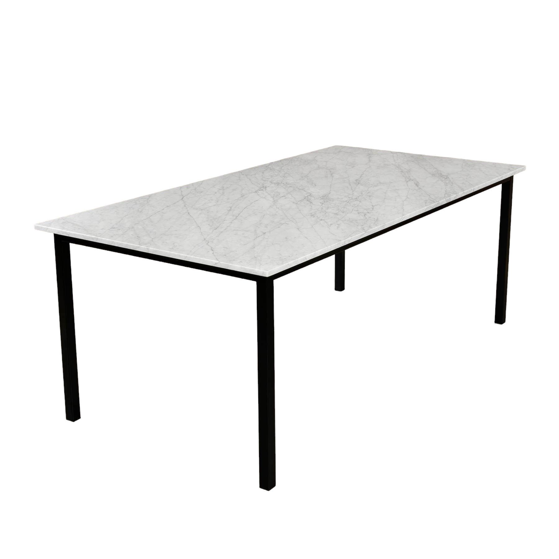 MAGNA Atelier Esstisch SAPPORO aus ECHTEM MARMOR für den Außenbereich, Gartentisch, Outdoortisch, nachhaltig, Naturstein, 200x100x75cm