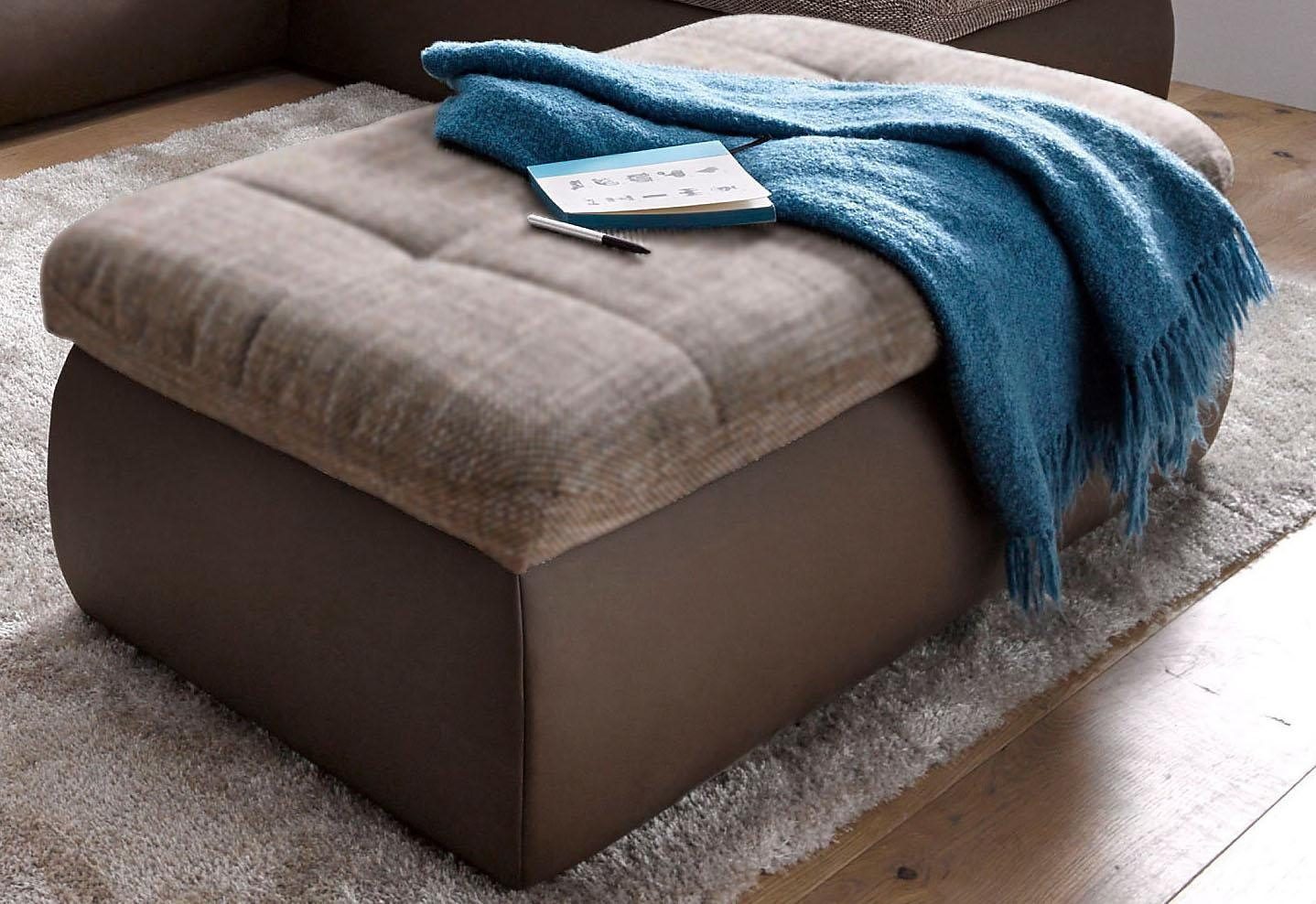 DOMO collection Polsterhocker "Moric", inklusive Stauraum günstig online kaufen