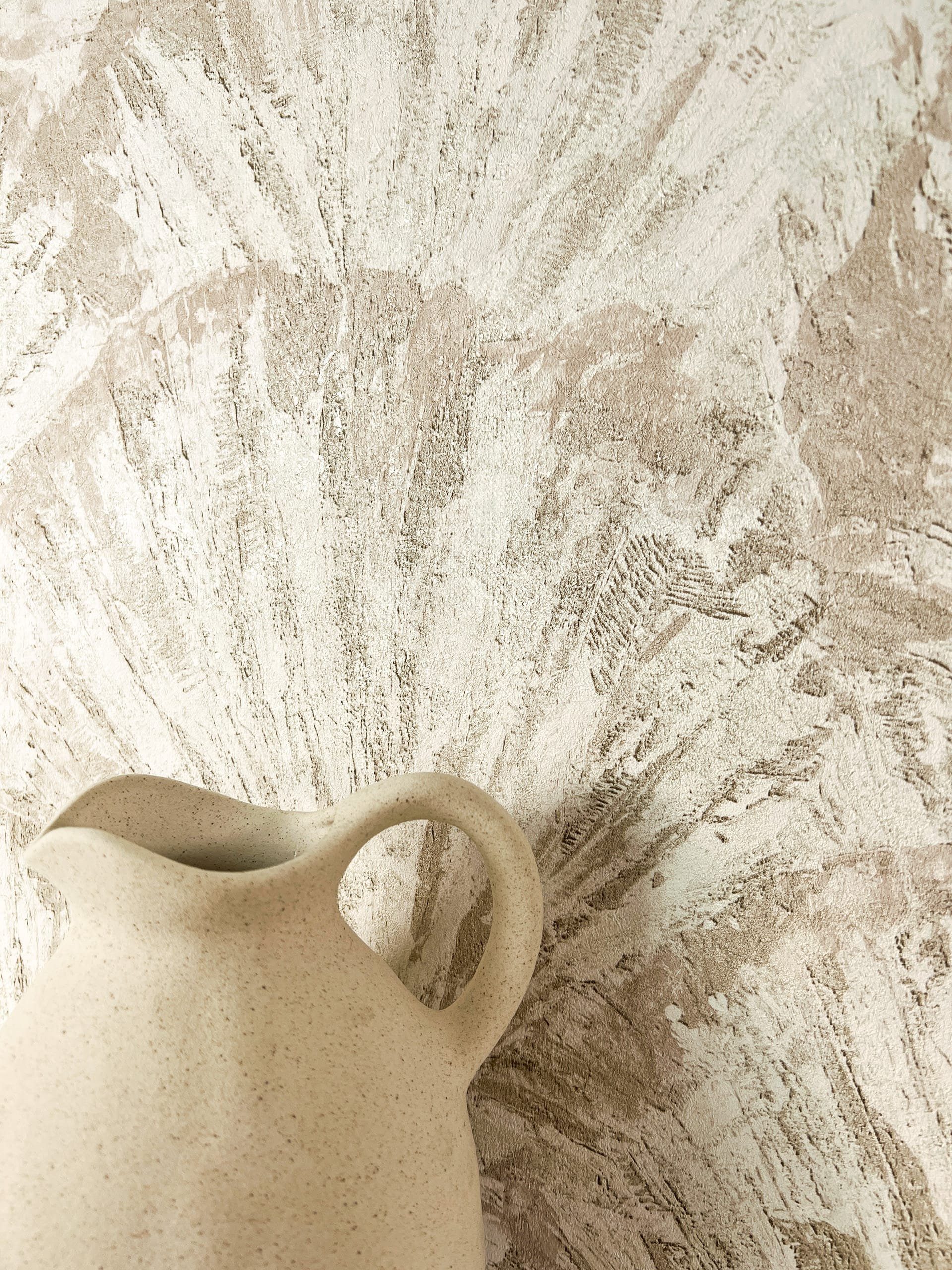 Newroom Vliestapete, Beige Tapete Modern Muschel günstig online kaufen