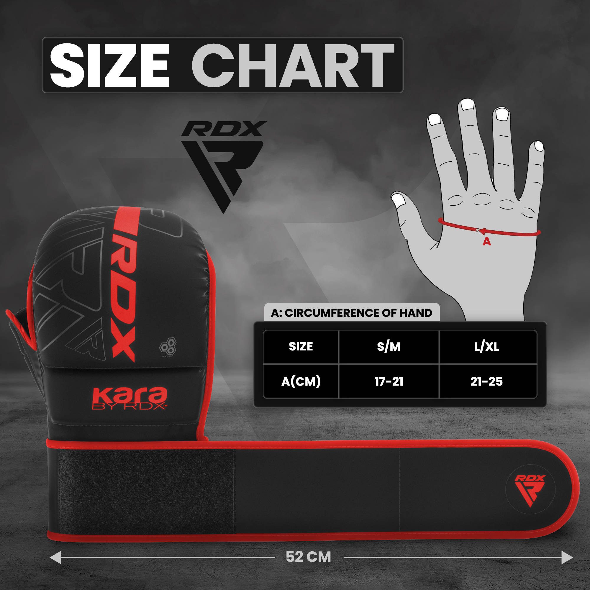 RDX Sports MMA-Handschuhe RDX MMA Handschuhe, MMA Gloves für Kampfsport Grappling Training