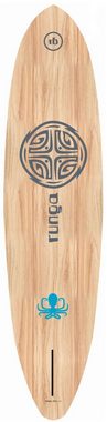 Runga-Boards SUP-Board ROTA BLUE Hard Board Stand Up Paddling SUP, Allrounder, (Set 9.6, Inkl. coiled leash & 3-tlg. Finnen-Set)