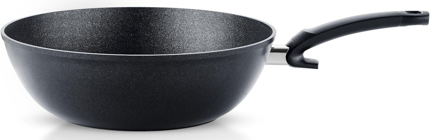 Fissler Wok Adamant® Wok 30cm, Aluminium (1-tlg), cookstar Allherdboden; adamant Antihaftversiegelung