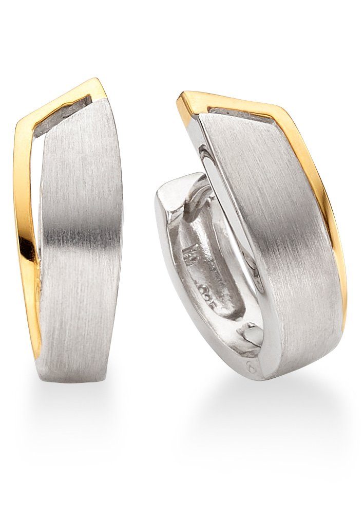 Bruno Banani Paar Creolen Schmuck Geschenk Silber 925 Ohrschmuck Ohrringe