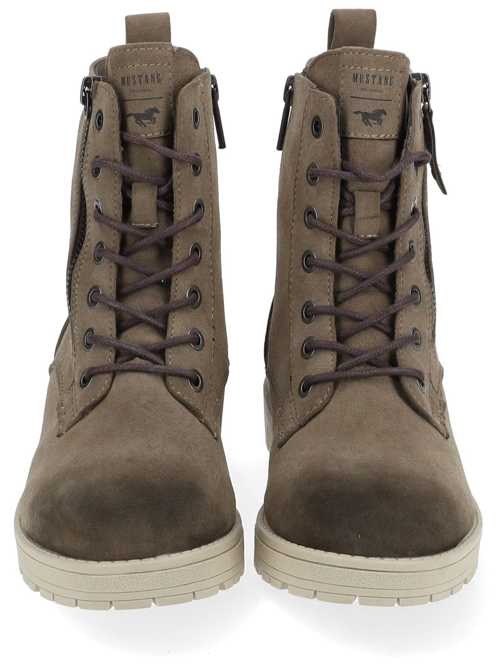 Mustang Shoes Mustang Shoes Stiefelette Lederimitat Schnürstiefelette