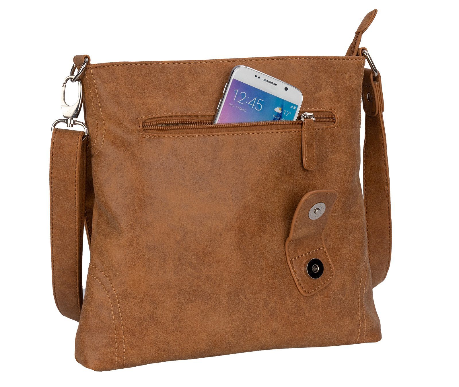 BAG STREET Sporttasche Bag Street Damentasche Umhängetasche Handtasche Schultertasche, als Schultertasche, Umhängetasche tragbar