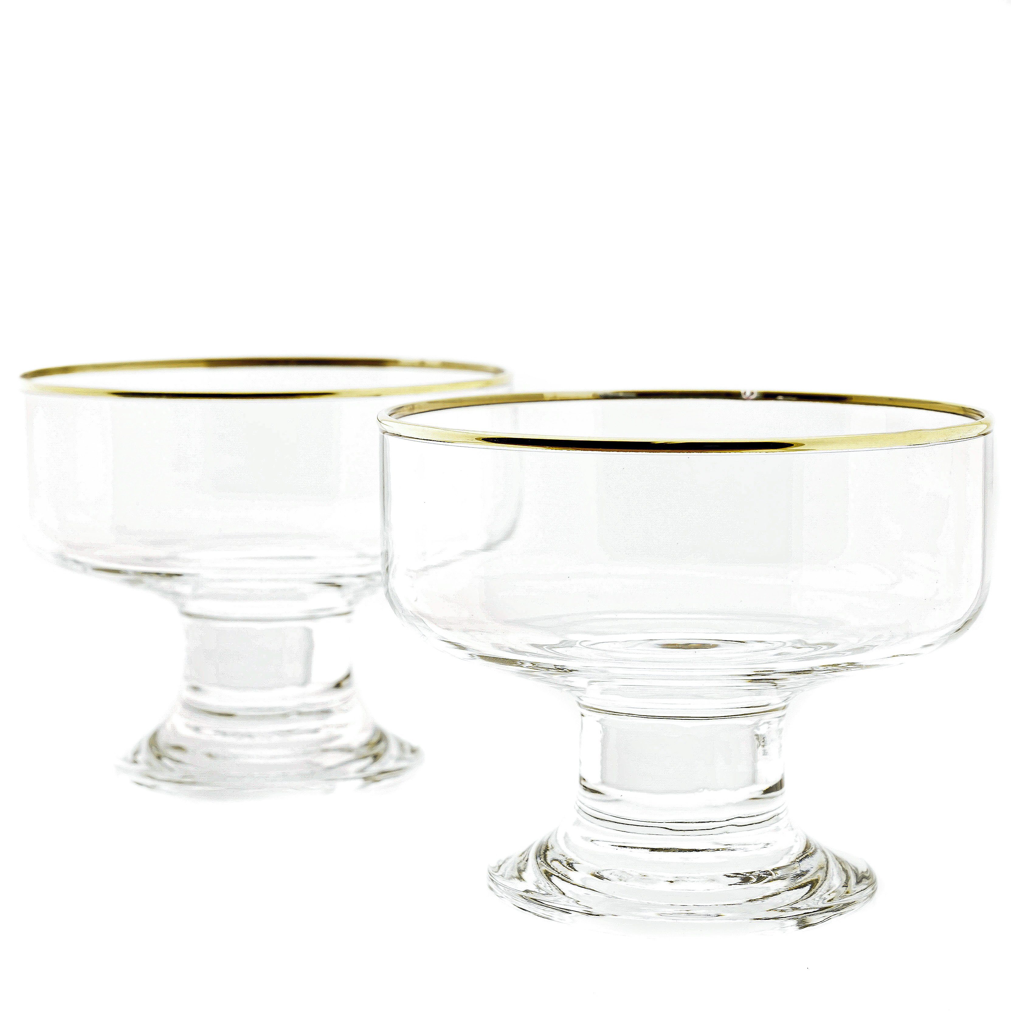 Pasabahce Eisschale 6er Set Becher aus Glas Iceville für EIS, Salat, Dessert, Beilage, (6-tlg)