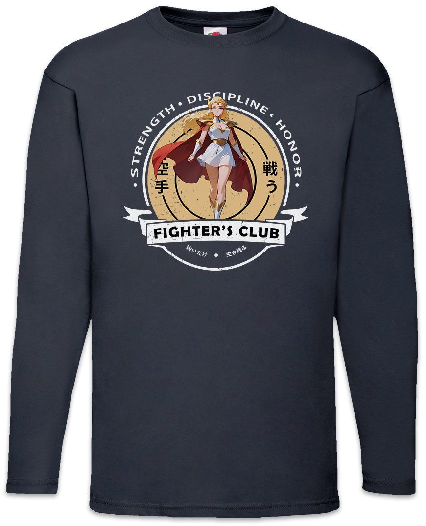 Langarmshirt Fighter's Club Princess II Langarm T-Shirt He Master Of Power The
