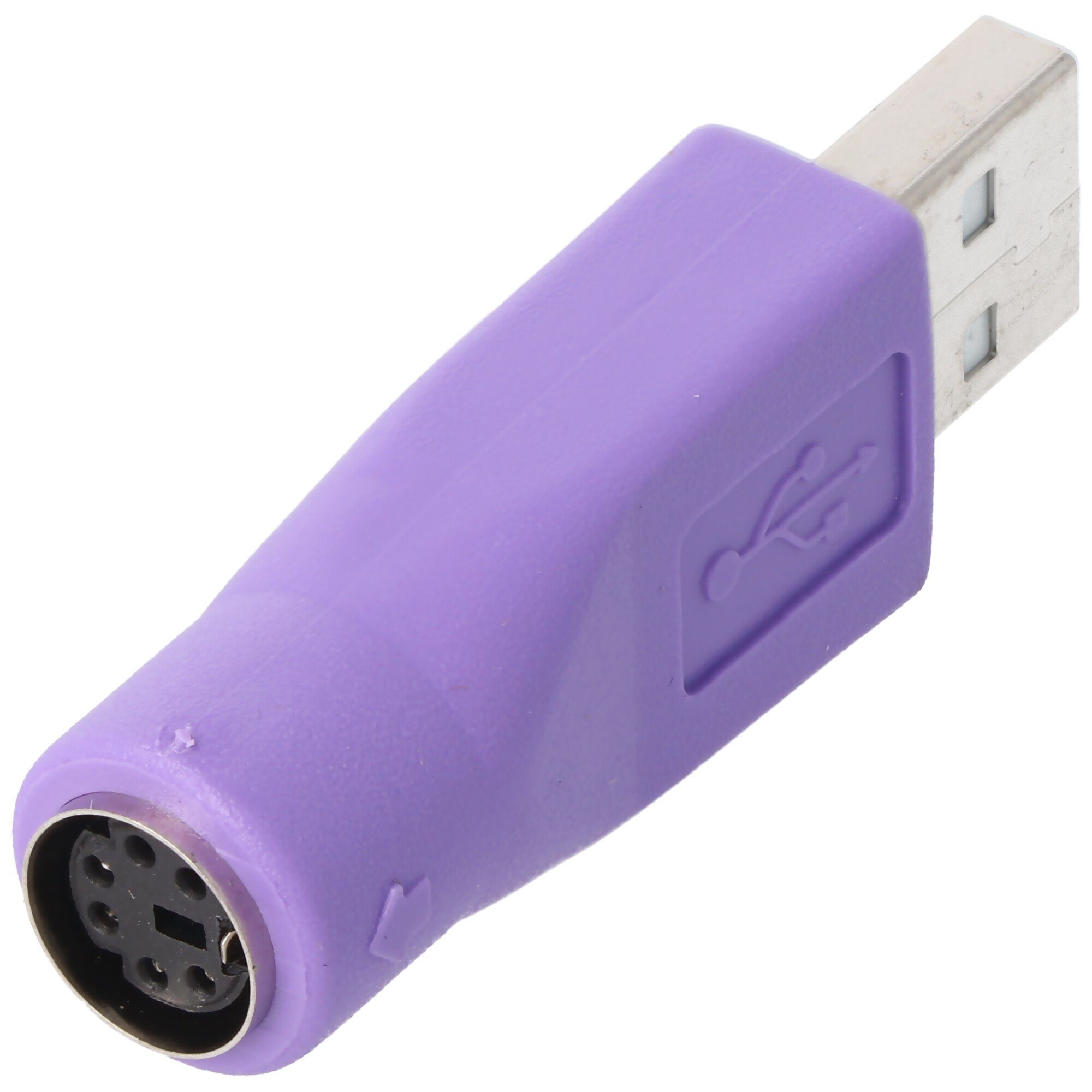 AccuCell USB-Adapter vom A-Stecker zur PS/2-Buchse, für die Benutzung mit Komb Computer-Kabel