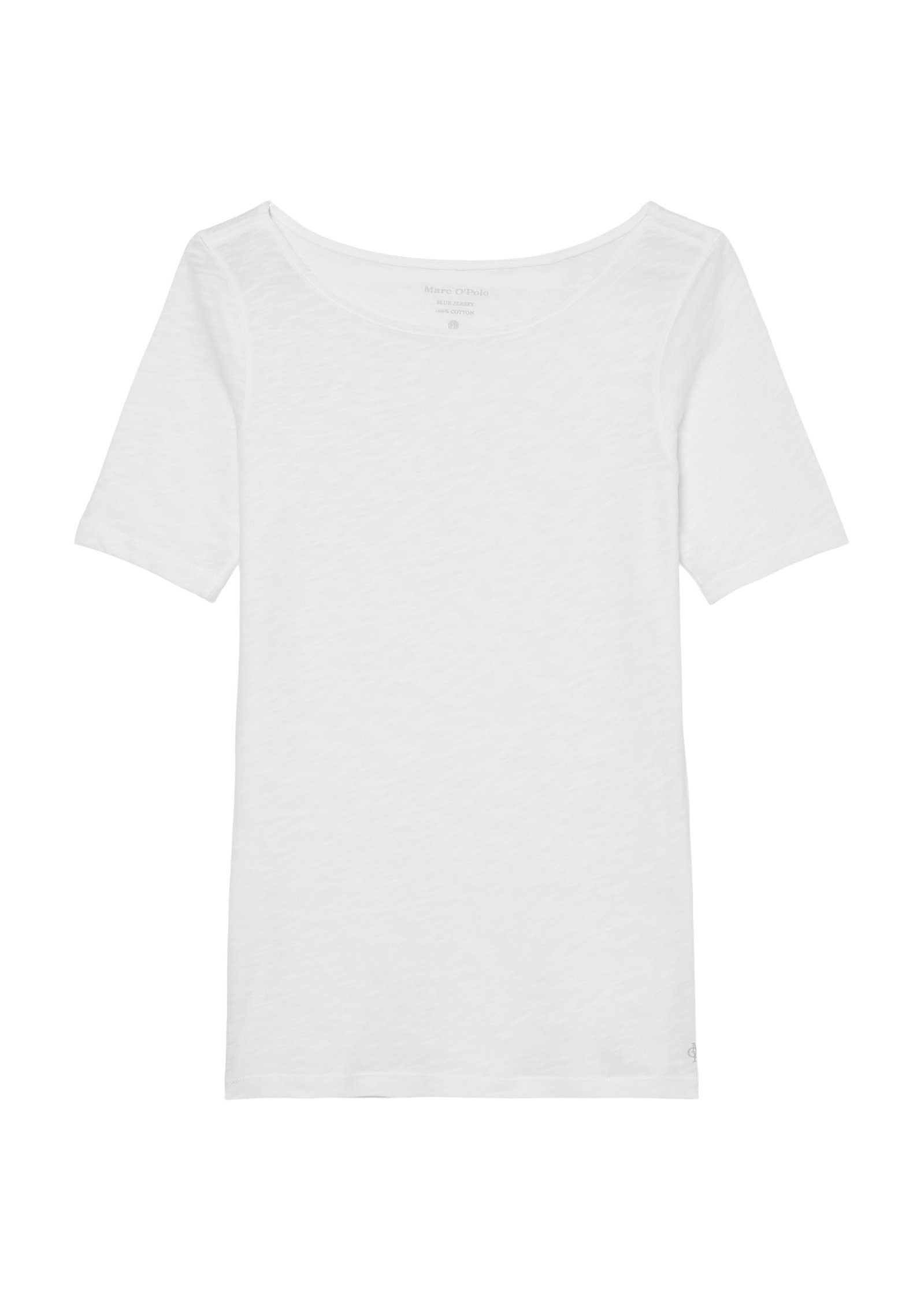 Marc T-shirt, T-Shirt short-sleeve, white boat-neck O'Polo