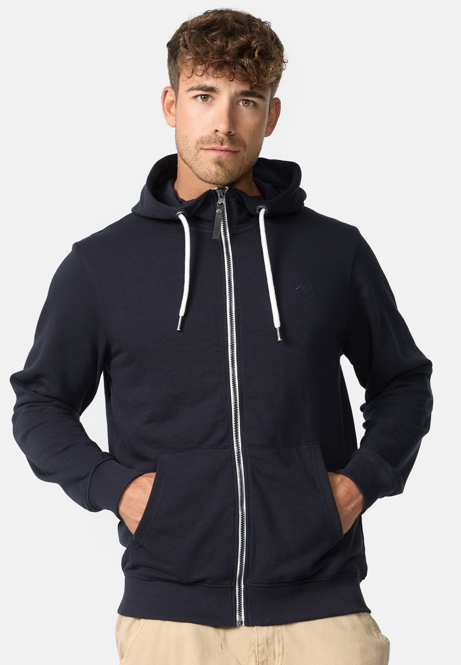 Indicode Sweatjacke INChristos Navy