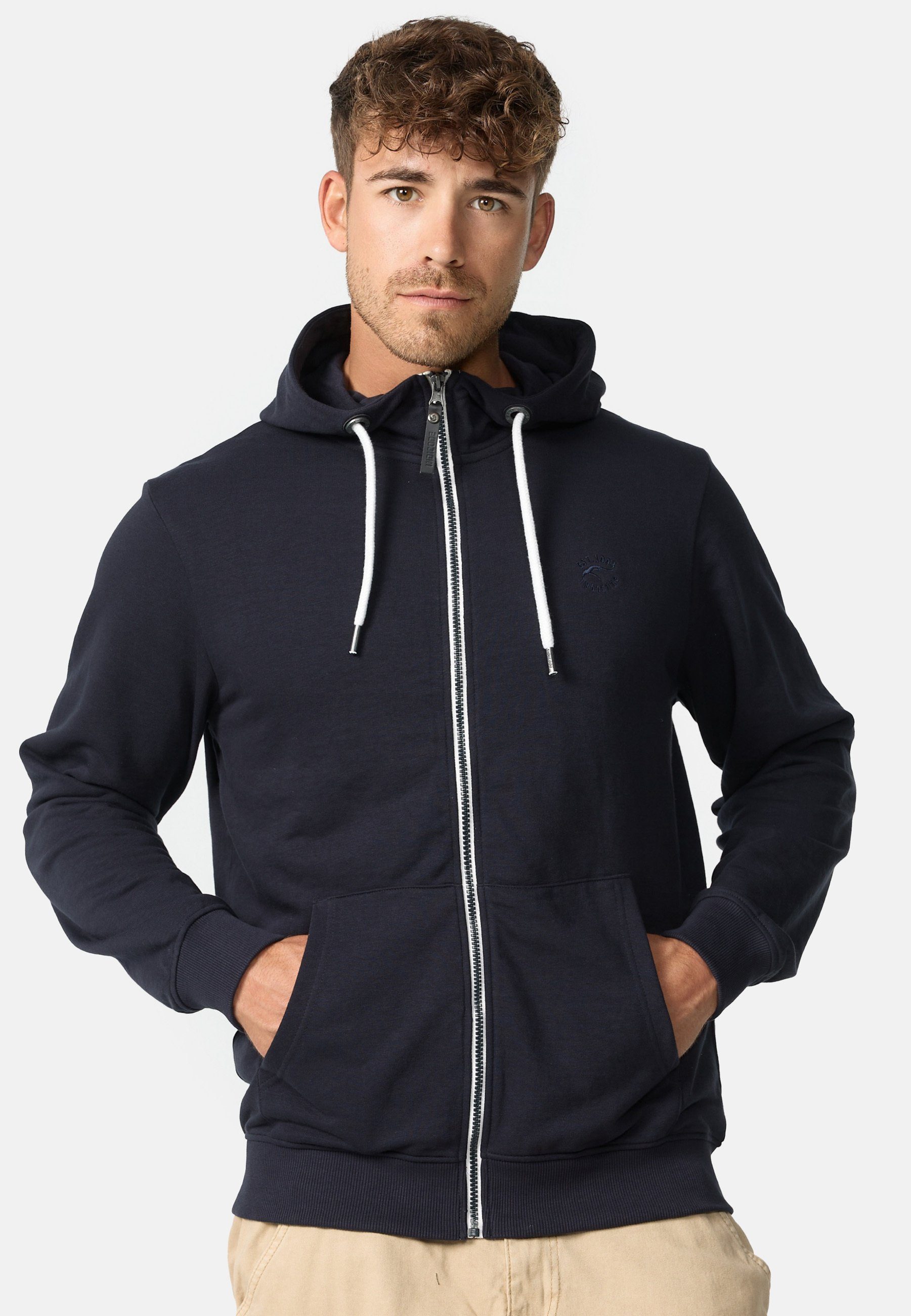 Indicode Kapuzensweatjacke Herren INChristos Hoodie Sweatjacke Herrenjacke günstig online kaufen