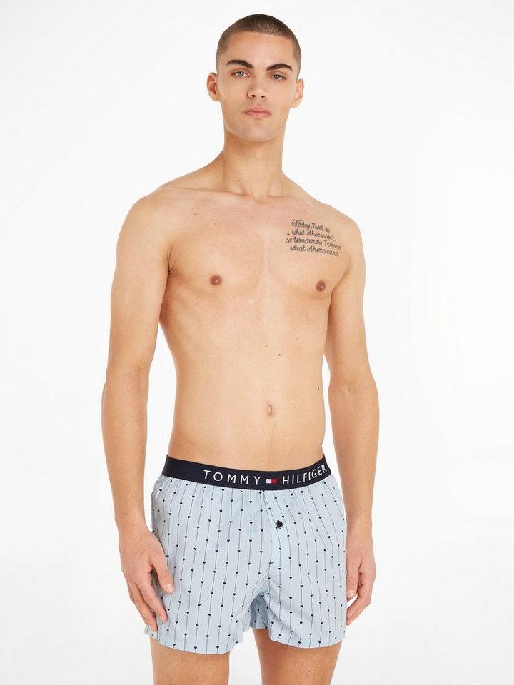 Tommy Hilfiger Underwear Boxershorts WOVEN BOXER PRINT mit Logo-Elastikbund