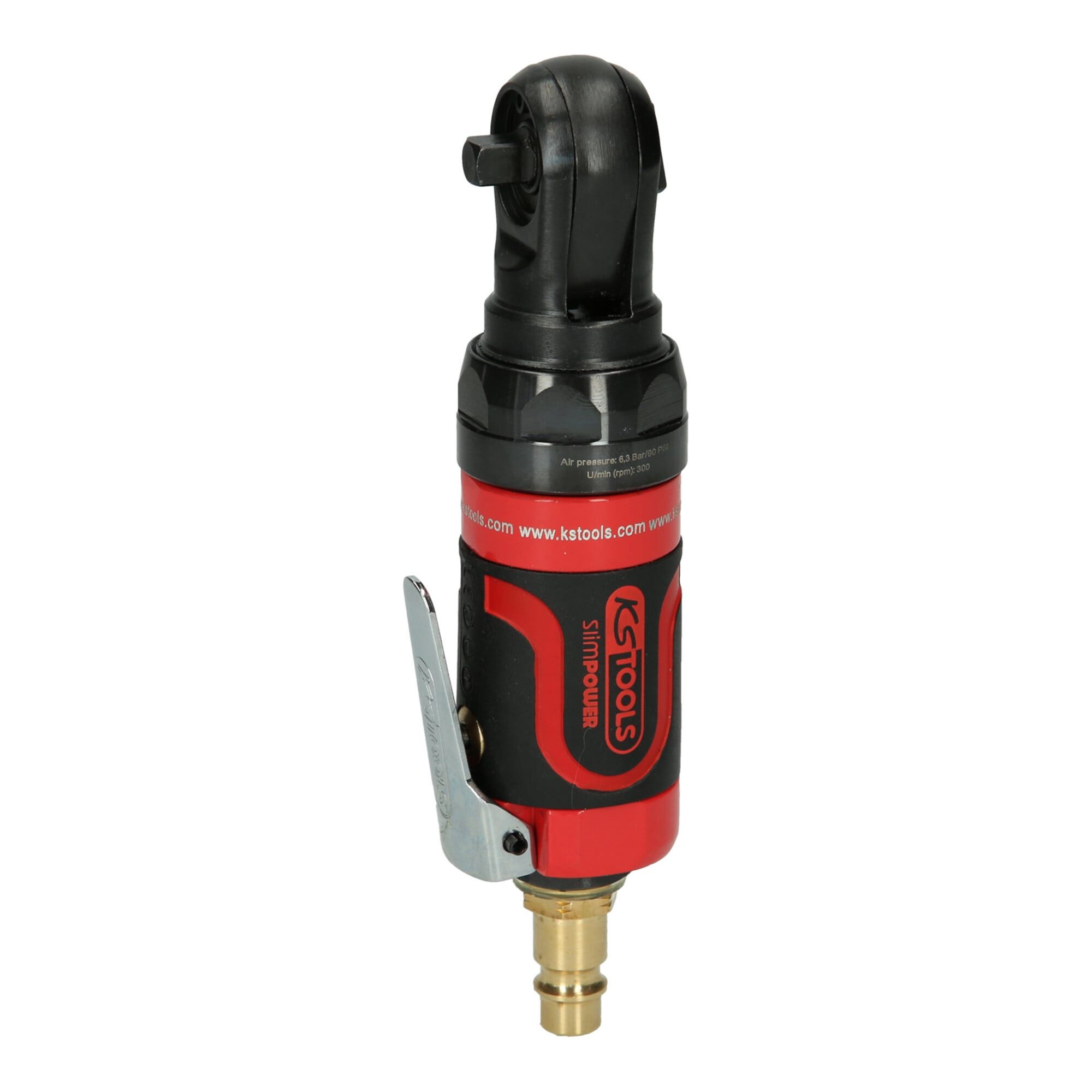 KS Tools Druckluft-Ratschenschrauber KS Tools 1/4" SlimPOWER Mini-Druckluft-Umschaltratsche 30Nm