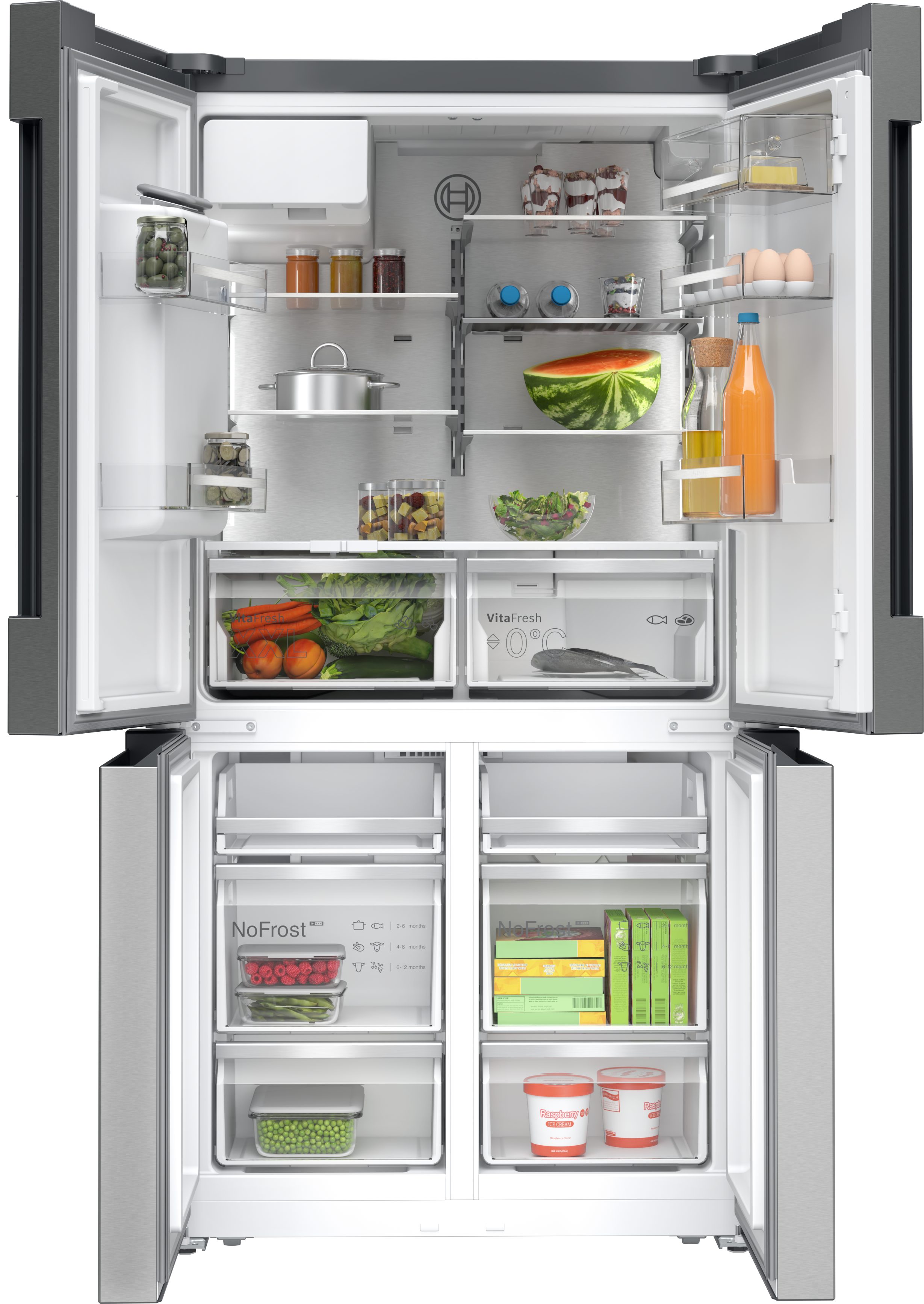 BOSCH Multi Door Serie 6 KFD96APEA, 183 cm hoch, 90,5 cm breit