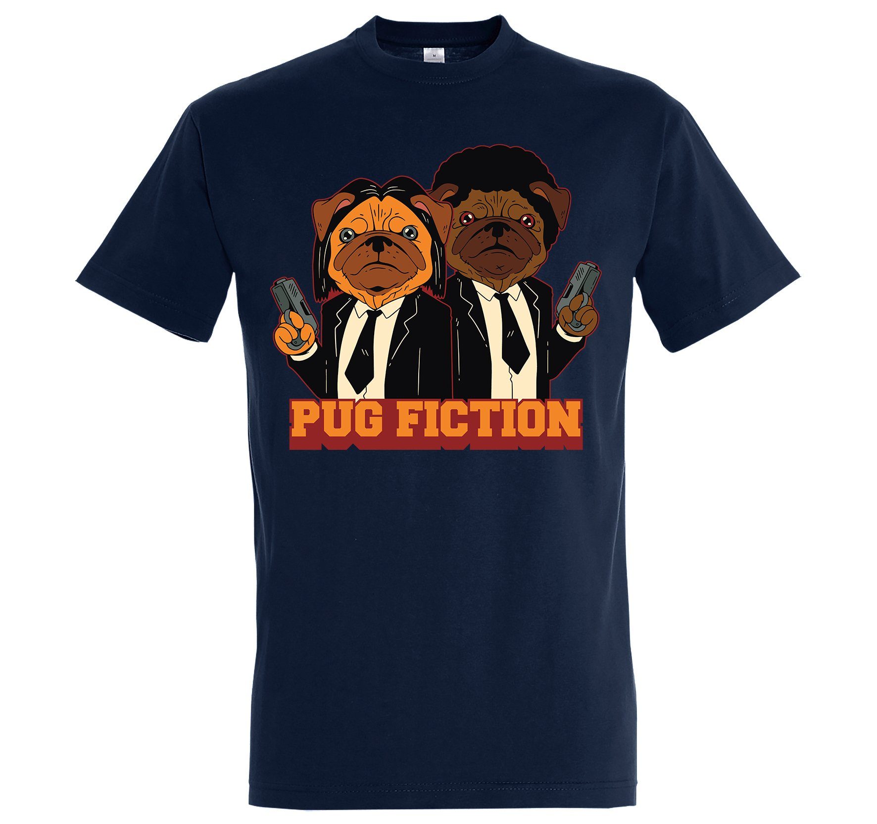 T-Shirt Pug Fiction Herren Shirt