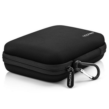 deleyCON Festplattentasche deleyCON Navi Tasche Navi Case Navigationsgerät bis 6,2" Zoll Schwarz