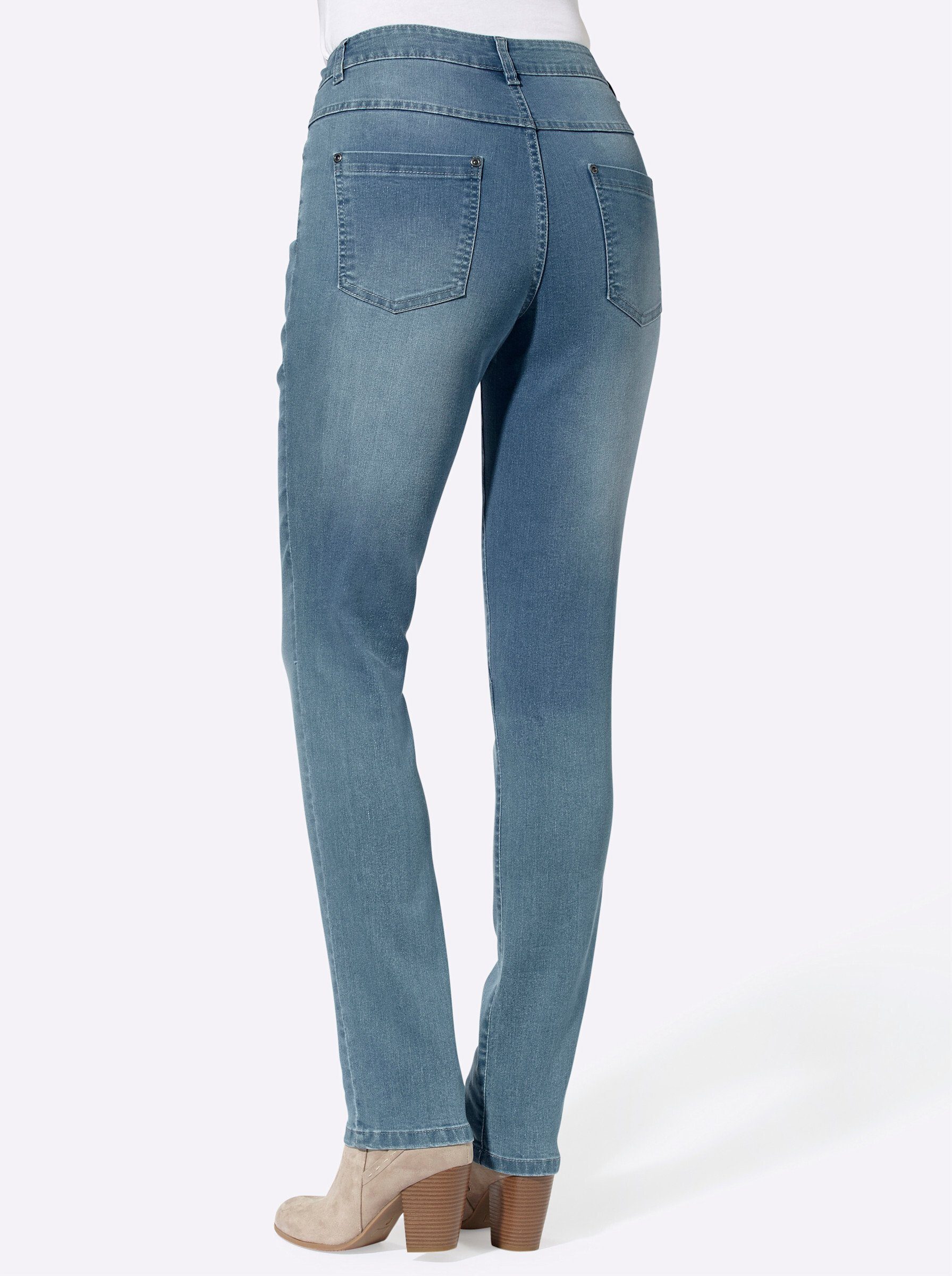 WEIDEN blue-bleached Jeans Bequeme WITT