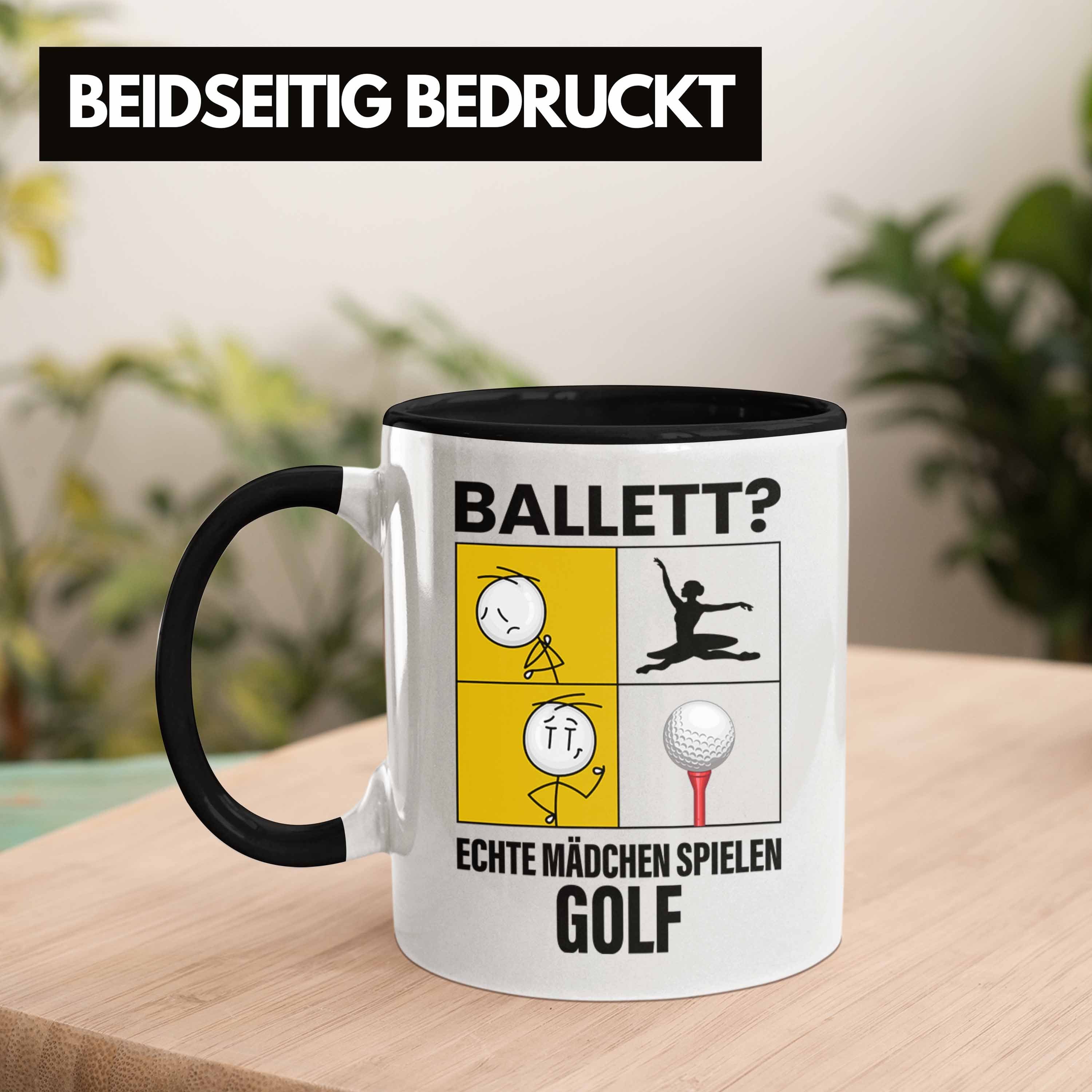 Spielen Schwarz Sport Golf Golf-Sp Tasse Trendation Geschenk Frauen Mädchen Echte Tasse Mädchen