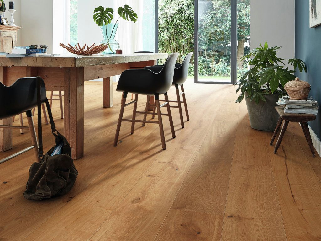 meister Parkett Lindura HD 400 Eiche authentic 8904 Landhausdiele Gebürstet, 3 St.